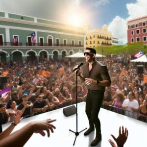 Bad Bunny Takes a Stand in Puerto Rico’s Election: ‘I’m Here Because I Love My Country’ Article Image - Songlens Music Magazine.png