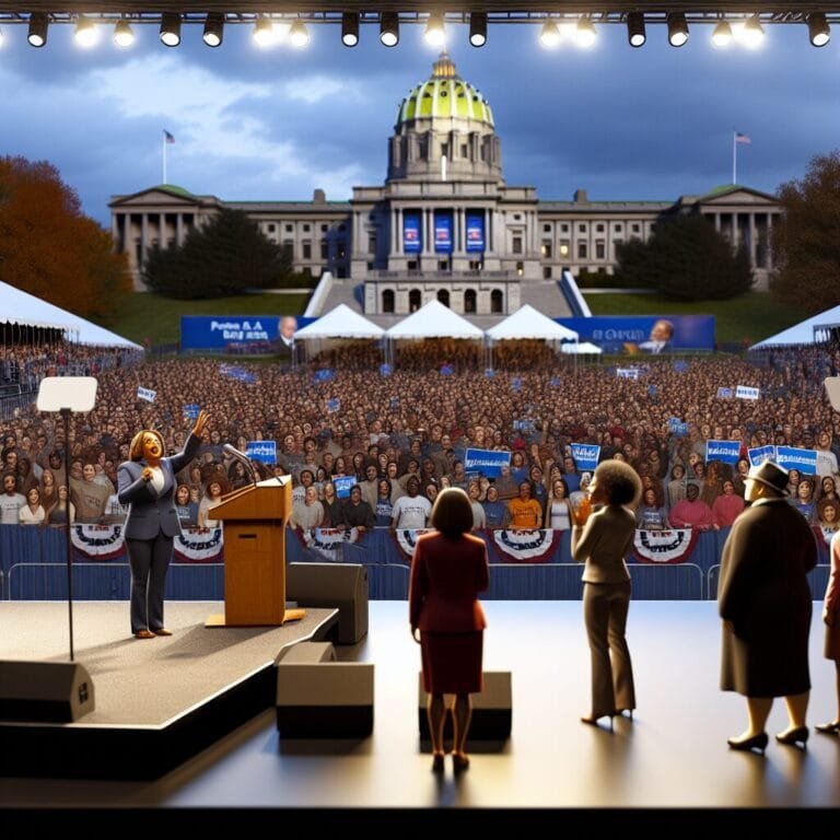 Lady Gaga, Katy Perry, Oprah Winfrey Set for Kamala Harris’ Election Eve Pennsylvania Rallies Article Image - Songlens Music Magazine.png